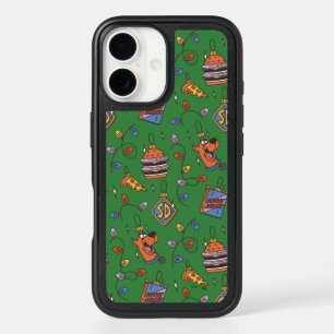 Scooby-Doo Holiday Snack Lights Pattern iPhone 16 Case