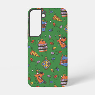 Scooby-Doo Holiday Snack Lights Pattern Samsung Galaxy S22 Case
