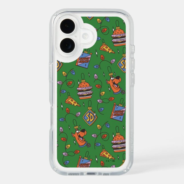 Scooby-Doo Holiday Snack Lights Pattern Speck iPhone Case (Front)