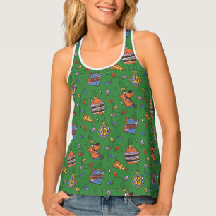 Scooby-Doo Holiday Snack Lights Pattern Tank Top