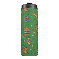 Scooby-Doo Holiday Snack Lights Pattern Thermal Tumbler