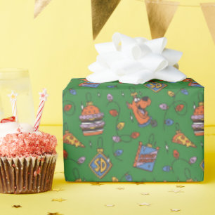 Scooby-Doo Holiday Snack Lights Pattern Wrapping Paper