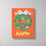 Scooby-Doo Holiday Snack Wreath Graphic Canvas Print