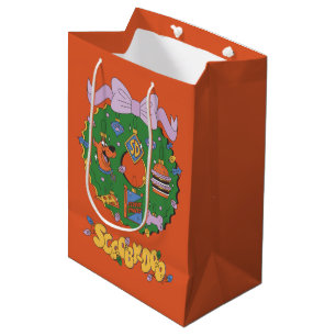 Scooby-Doo Holiday Snack Wreath Graphic Medium Gift Bag