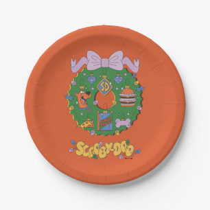 Scooby-Doo Holiday Snack Wreath Graphic Paper Plates