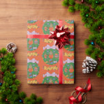 Scooby-Doo Holiday Snack Wreath Graphic Wrapping Paper