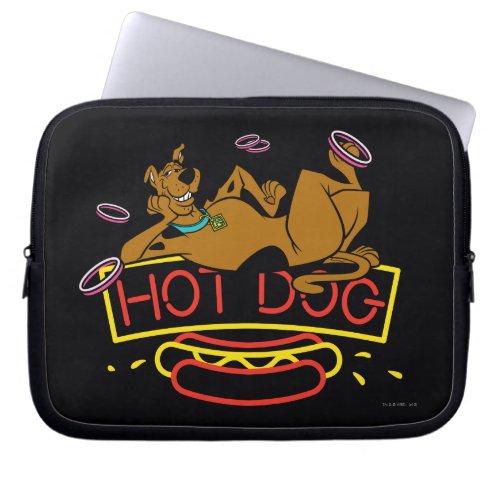 Scooby_Doo Hot Dog Neon Sign Laptop Sleeve
