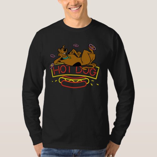 Scooby_Doo Hot Dog Neon Sign T_Shirt