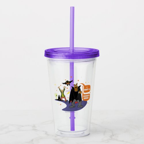 Scooby_Doo  I Vant a Scooby Snack Acrylic Tumbler