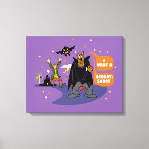 Scooby-Doo I Vant a Scooby Snack Canvas Print