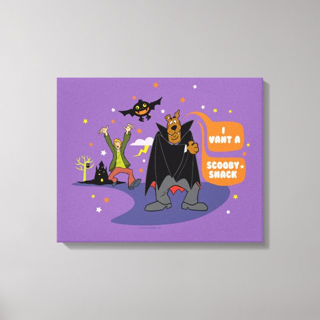 Scooby-Doo | I Vant a Scooby Snack Canvas Print (Front)