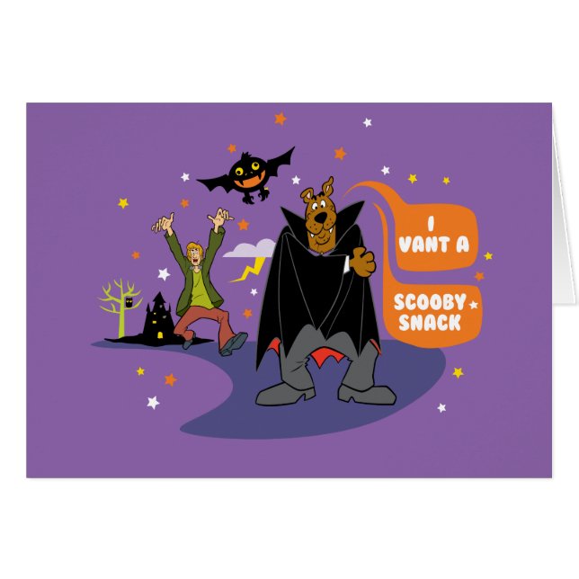 Scooby-Doo | I Vant a Scooby Snack Cards (Front Horizontal)