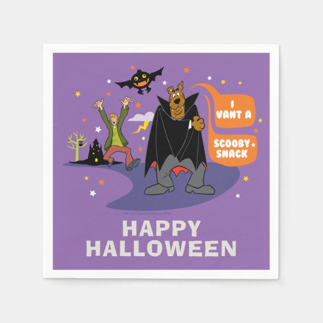 Scooby-Doo | I Vant a Scooby Snack Napkins (Front)