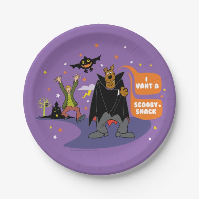 Scooby-Doo | I Vant a Scooby Snack Paper Plates (Front)