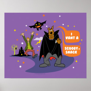 Scooby-Doo I Vant a Scooby Snack Poster