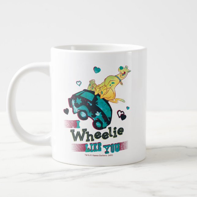 Scooby-Doo - I Wheelie Like You Giant Coffee Mug (Left)