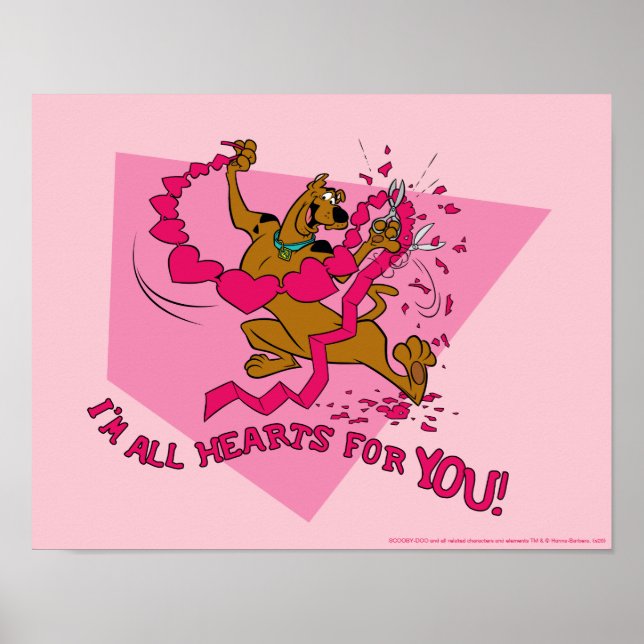 Scooby-Doo - I'm All Hearts For You Poster (Front)