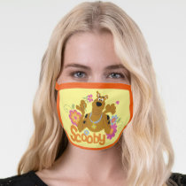 Scooby-Doo In Flowers Face Mask