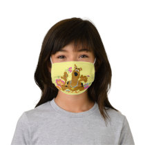 Scooby-Doo In Flowers Kids' Cloth Face Mask