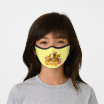 Scooby-Doo In Flowers Premium Face Mask