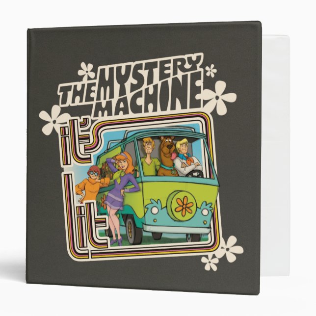 Scooby-Doo | "It's Lit" Mystery Machine Graphic 3 Ring Binder (Front/Inside)