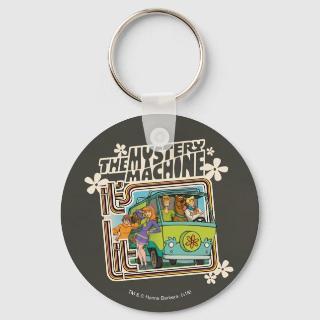 Scooby-Doo | "It's Lit" Mystery Machine Graphic Keychain (Front)