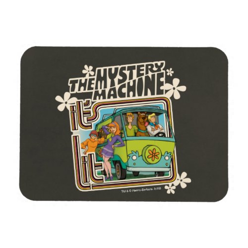 Scooby_Doo  Its Lit Mystery Machine Graphic Magnet