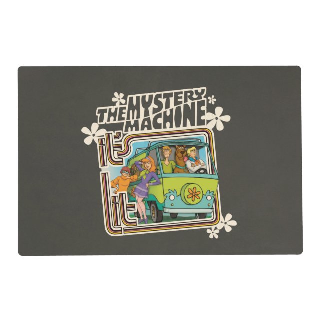 Scooby-Doo | "It's Lit" Mystery Machine Graphic Placemat (Front)