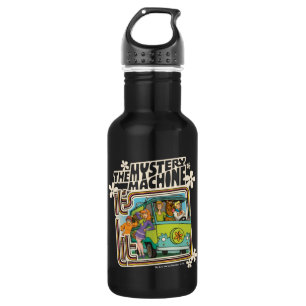 Scooby-Doo "It's Lit" Mystery Machine Graphic Stainless Steel Water Bottle