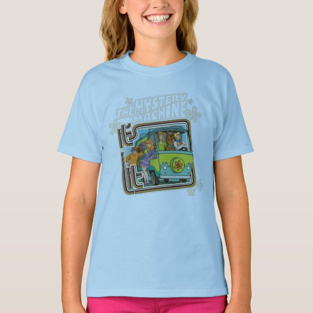 Scooby-Doo | "It's Lit" Mystery Machine Graphic T-Shirt (Front)
