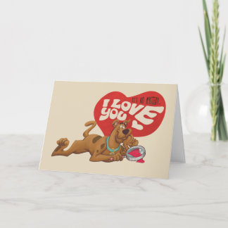 Scooby-Doo - It's No Mystery… I Love You Holiday Card