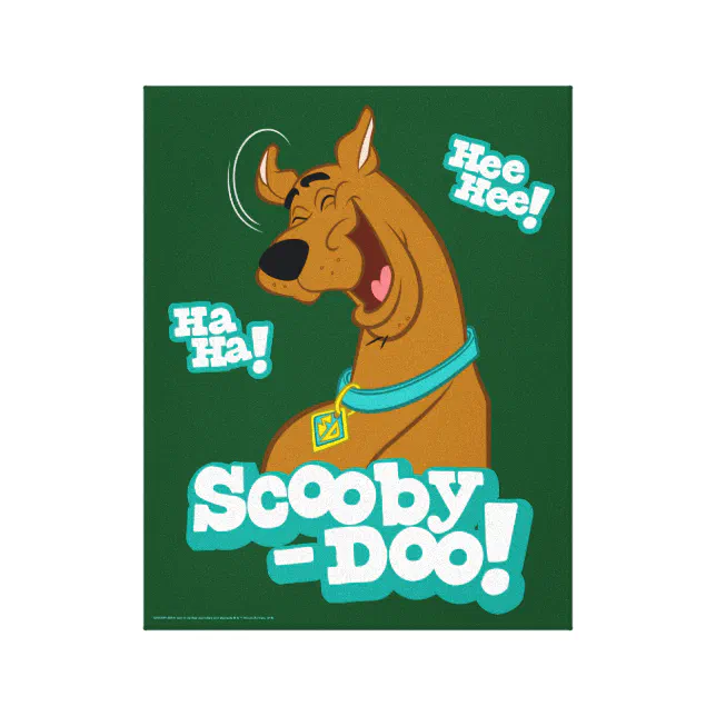 Scooby-Doo Laughing Canvas Print | Zazzle