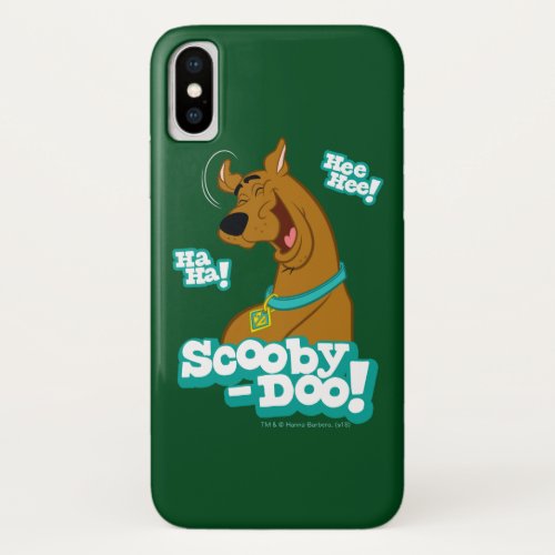 Scooby_Doo Laughing iPhone X Case