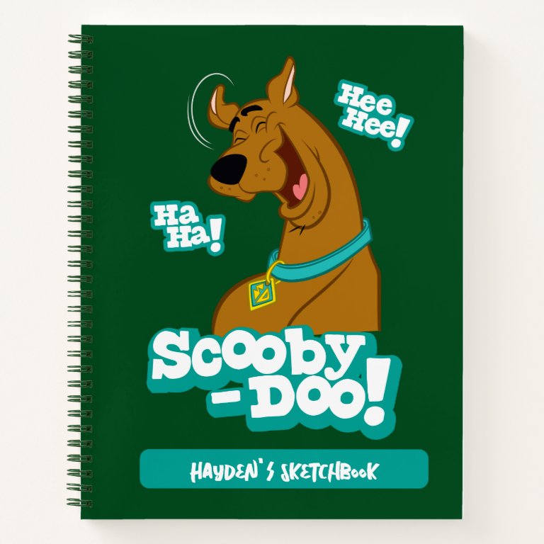 Scooby-Doo Laughing Drawing Notebook