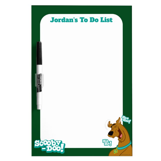 Scooby-Doo Laughing Dry Erase Board (Front)