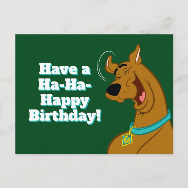 Scooby-Doo Laughing Postcard (Front)