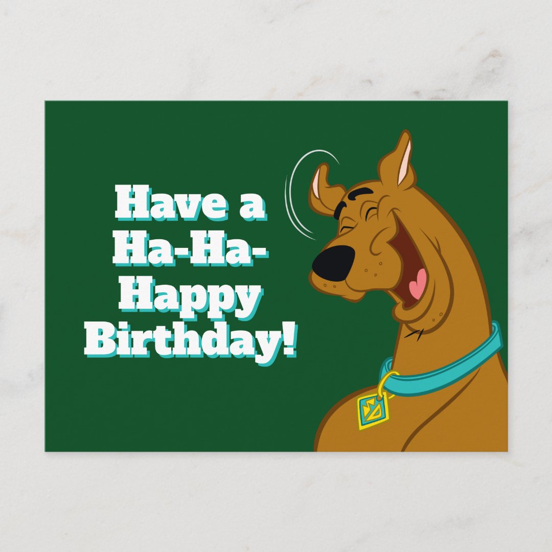 Scooby-Doo Laughing Postcard | Zazzle