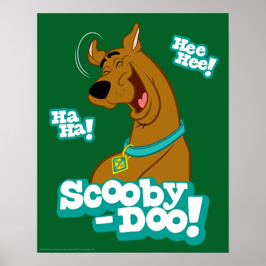  Scooby  Doo  Laughing  Poster Zazzle com