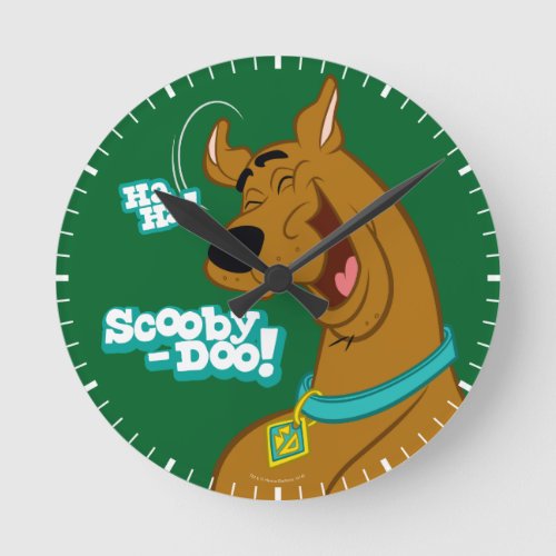 Scooby_Doo Laughing Round Clock