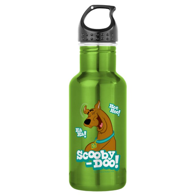 Scooby-Doo Laughing Stainless Steel Water Bottle (Front)
