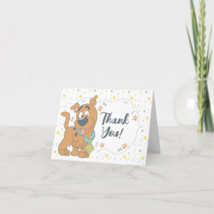 Scooby-Doo Letterpress Thank You Card