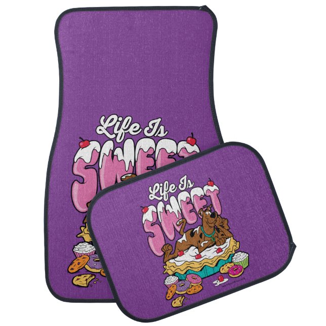 Scooby-Doo "Life Is Sweet" Car Floor Mat (Set)