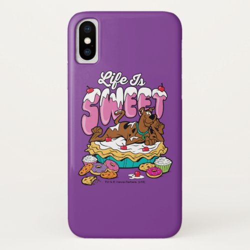 Scooby_Doo Life Is Sweet iPhone X Case