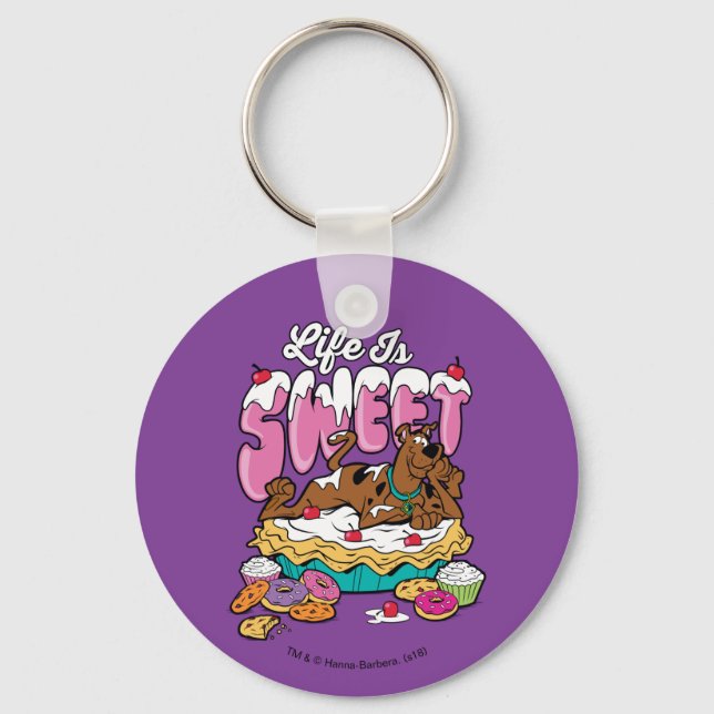Scooby-Doo "Life Is Sweet" Keychain (Front)