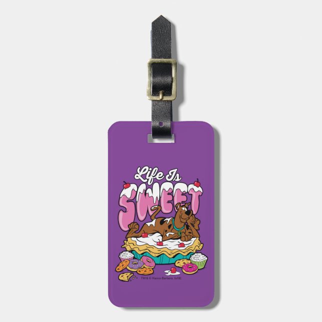 Scooby-Doo "Life Is Sweet" Luggage Tag (Front Vertical)