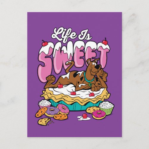 Scooby_Doo Life Is Sweet Postcard