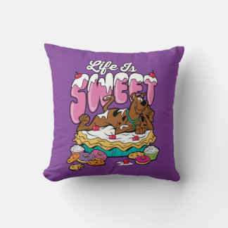 Scooby-Doo "Life Is Sweet" Throw Pillow
