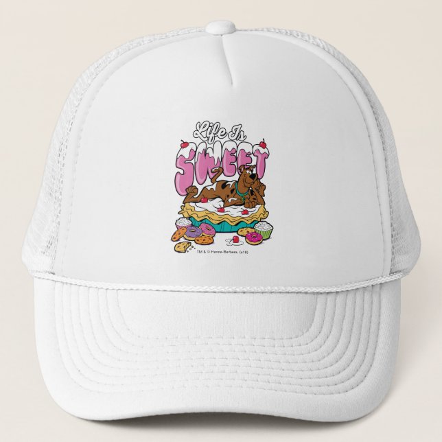 Scooby-Doo "Life Is Sweet" Trucker Hat (Front)