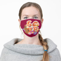 Scooby-Doo "Love" Adult Cloth Face Mask