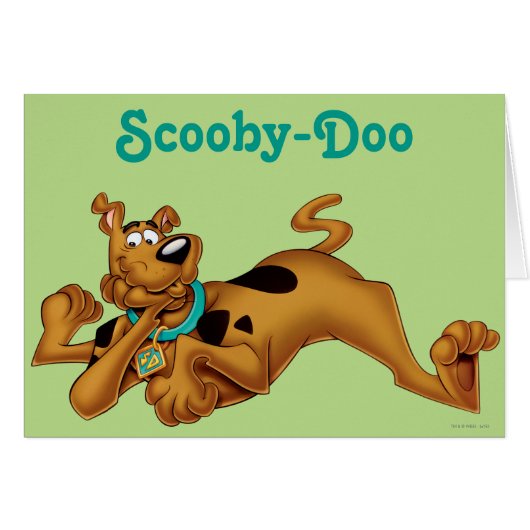 Scooby-Doo Lying Down Cards (Front Horizontal)